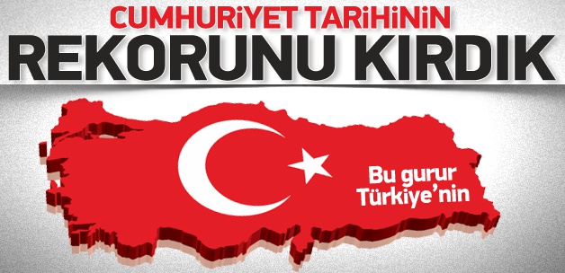 cumhuriyet tarihinin rekoru kirildi 1401625021 7884 CUMHURİYET Tarihinin Rekorunu Kırdık !!!