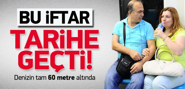 tarihe gecen iftar denizin 60 metre altinda 1403984665 183 >>Denizin 60 Metre Altında<< Yapılan İlk İftar !